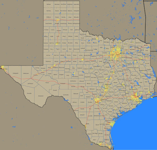 Counties of Texas